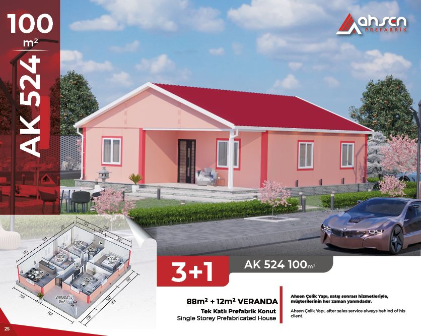 AK 524 100m2