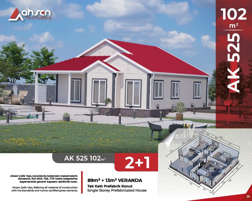 AK 525 102m2