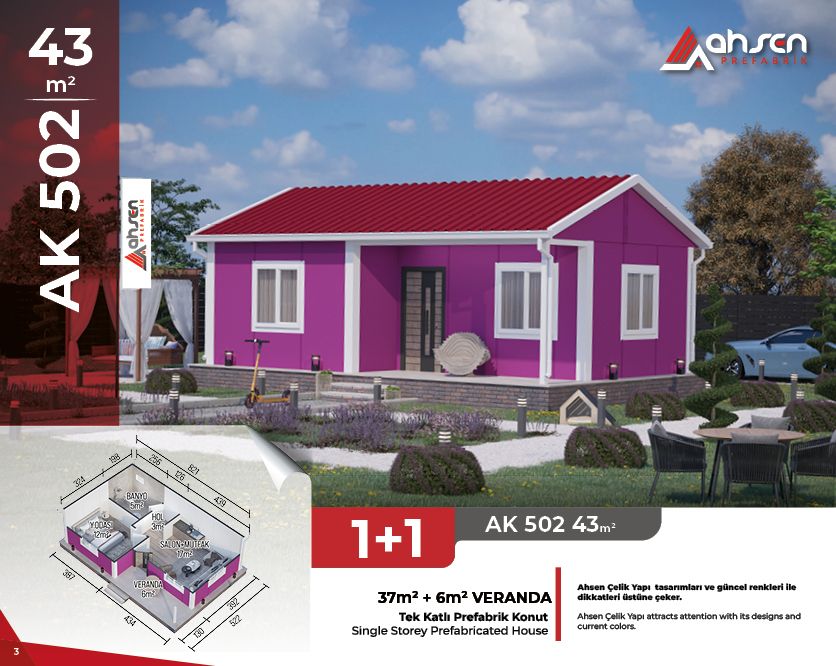 AK 502 43m2